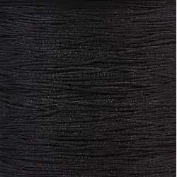 KNOTTING CORD BLACK 1 mm