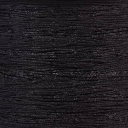 KNOTTING CORD BLACK 0.5mm