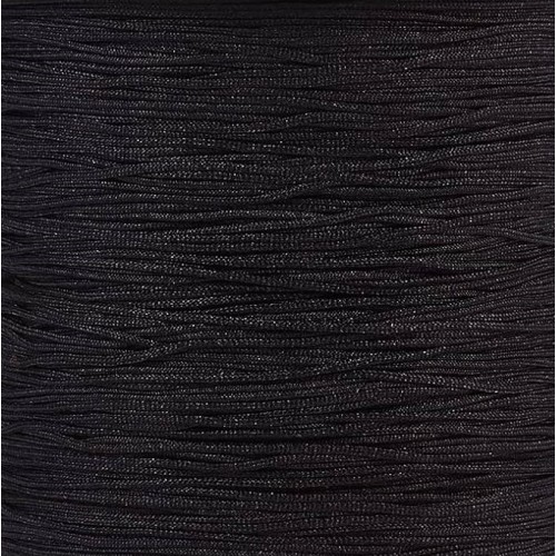KNOTTING CORD BLACK 1 mm