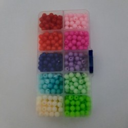 ACRILIC BEADS ASSORTIMENT - 10 COLOURS ACRILIC BEADS ASSORTIMENT - 10 COLOURS