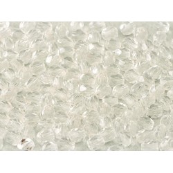Facetted Fire Polished Round Beads 4 mm Crystal 100 pcs. Facetted Fire Polished Round Beads 4 mm Crystal 100 pcs.