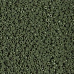 ROUND ROCAILLE 11/0 Opaque Avocado 501 ROUND ROCAILLE 11/0 Opaque Avocado 501