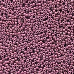 ROUND ROCAILLE 11/0  Duracoat Opaque Mauve 4487 ROUND ROCAILLE 11/0  Duracoat Opaque Mauve 4487