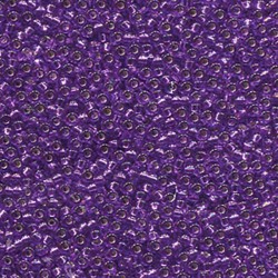 ROUND ROCAILLE 11/0 Magenta Silver Lined 1345 ROUND ROCAILLE 11/0 Magenta Silver Lined 1345