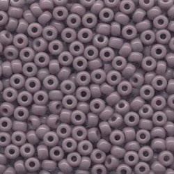 ROUND ROCAILLE 6/0 Opaque Mauve 410 8,5g ROUND ROCAILLE 6/0 Opaque Mauve 410 8,5g