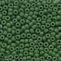 ROUND ROCAILLE 6/0 Opaque Green 411 8,5g ROUND ROCAILLE 6/0 Opaque Green 411 8,5g