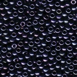 ROUND ROCAILLE 6/0 Metallic Gunmetal Iris 456 ROUND ROCAILLE 6/0 Metallic Gunmetal Iris 456