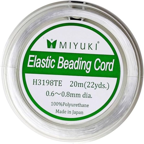 Миюки еластична корда  0,6-0,8mm (прозрачна) - 20 m