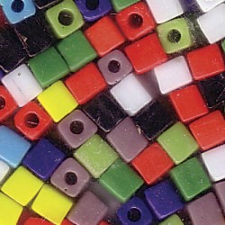 4MM CUBE MIX OPAQUE MIX-37 -20 gr 4MM CUBE MIX OPAQUE MIX-37 -20 gr