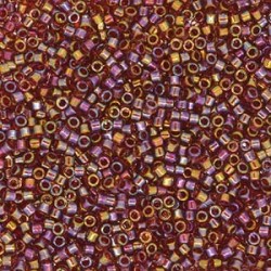 DELICA ROUND 11/0 (1,6mm), DB-2375 Fancy Lined Rust DELICA ROUND 11/0 (1,6mm), DB-2375 Fancy Lined Rust