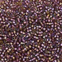 DELICA ROUND 11/0 (1,6mm), DB-2390 Fancy Lined Old Rose DELICA ROUND 11/0 (1,6mm), DB-2390 Fancy Lined Old Rose