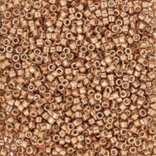 DELICA ROUND 11/0 (1,6mm), DB-2518 Duracoat Galvanized Rose Gold