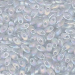 LONG MAGATAMA MATTE TRANSPARENT CRYSTAL AB 131FR LONG MAGATAMA MATTE TRANSPARENT CRYSTAL AB 131FR