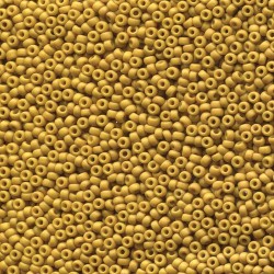 ROUND ROCAILLE 11/0 Opaque Matte Dark Mustard 2312 ROUND ROCAILLE 11/0 Opaque Matte Dark Mustard 2312