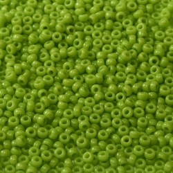 ROUND ROCAILLE 15/0 Opaque Chartreuse 416 ROUND ROCAILLE 15/0 Opaque Chartreuse 416