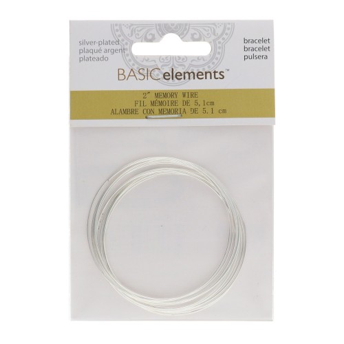 Memory Wire Stainless Steel - 0,6Х51 mm Silver plated