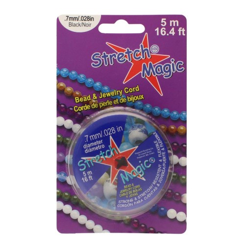 STRETCH MAGIC 0 .7MM черно 5 м