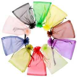 Organza Pouch Bags 9X12 cм MIX 10 pcs.