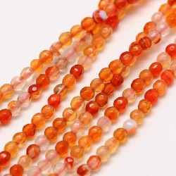 Carnelian Light Faceted 3mm Carnelian Light Faceted 3mm