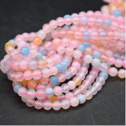Chalcedony Mixed Pastel 4mm Chalcedony Mixed Pastel 4mm