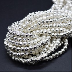Lava Metalic Silver 6mm  Lava Metalic Silver 6mm