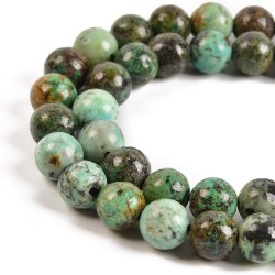 TURQUOISE AFRICAN NATURAL  8mm TURQUOISE AFRICAN NATURAL  8mm