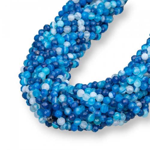 АХАТ СИН ФАСЕТИРАН 3мм