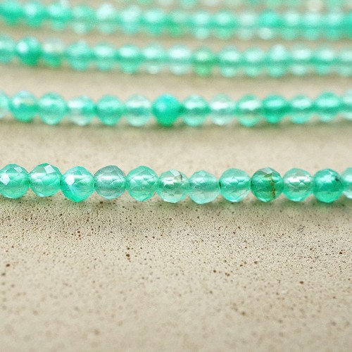 АХАТ ЗЕЛЕН ФАСЕТИРАН 3мм