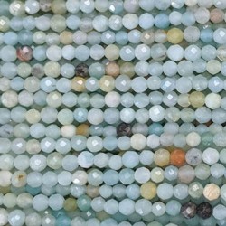 Amazonite Faceted 2 mm Amazonite Faceted 2 mm