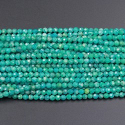 Amazonite Green Faceted 3mm