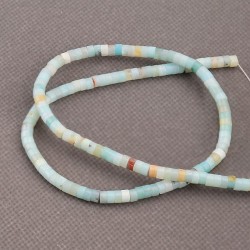 Amazonite Spacer Heishi 2X4 mm Amazonite Spacer Heishi 2X4 mm