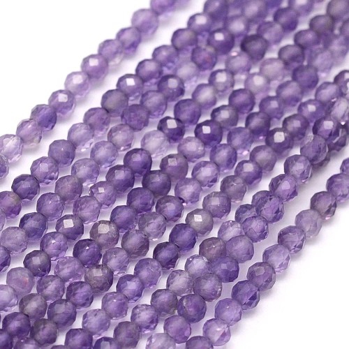 Amethyst Faceted 3 mm