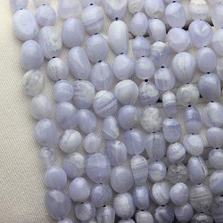 Blue Lace Agate Nuggets 5-8 mm Blue Lace Agate Nuggets 5-8 mm