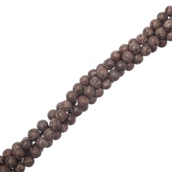 ОБСИДИАН кафяв снежинков  - 4mm 