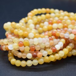 Yellow Calcite 4mm  Yellow Calcite 4mm