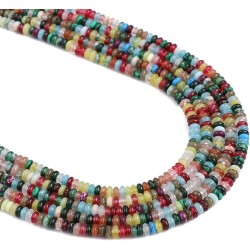 Chalcedony Colour Mix 2X4 mm Chalcedony Colour Mix 2X4 mm