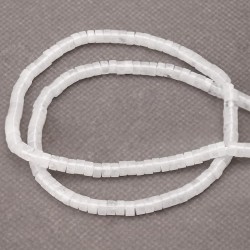 Chalcedony White Spacer Heishi 2X4 mm Chalcedony White Spacer Heishi 2X4 mm