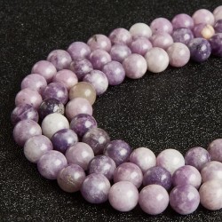LEPIDOLITE 8 mm  LEPIDOLITE 8 mm