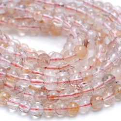Copper Rutilated Quartz 4 mm