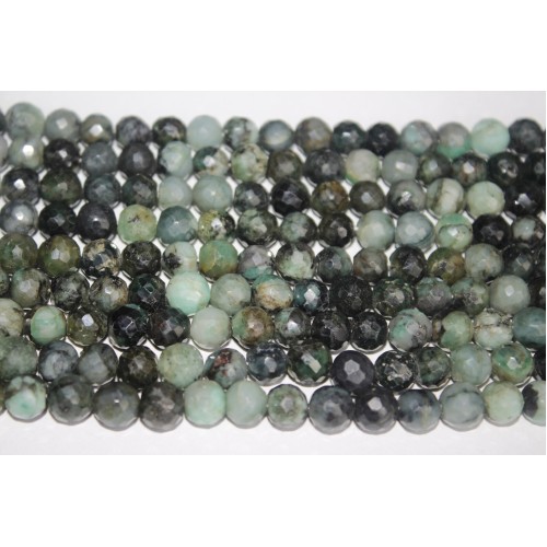 СМАРАГД (ИЗУМРУД) СИВО-ЗЕЛЕН ФАСЕТИРАН 3 мм