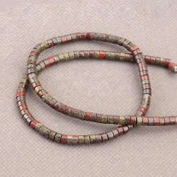 Dragon’s Blood Heliotrope Spacer Heishi 2X4 mm Dragon’s Blood Heliotrope Spacer Heishi 2X4 mm