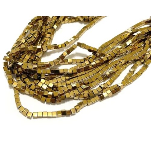 ХЕМАТИТ  КУБ ЗЛАТИСТ 2 mm