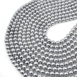 ХЕМАТИТ  СРЕБРИСТ 4mm ХЕМАТИТ  СРЕБРИСТ 4mm