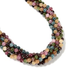 Jade Mixed Assorted Color 6mm Tourmaline Colors