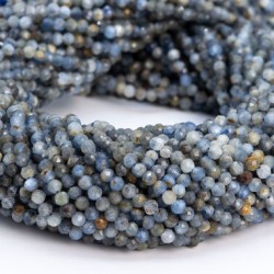 Blue Gray Kyanite Faceted 3 mm