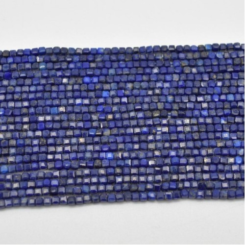 ЛАЗУРИТ ФАСЕТИРАН  КУБ  2,5 mm