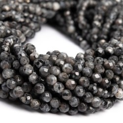 Labradorite Larvikite- 3 mm Facetted