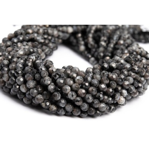 Labradorite Larvikite- 3 mm Facetted