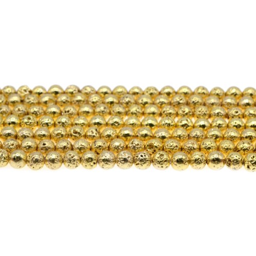 ЛАВА  Златисто Металик 8mm