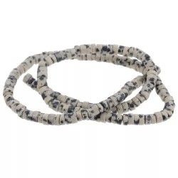 Jasper Leopard Spacer Heishi 2X4 mm Jasper Leopard Spacer Heishi 2X4 mm